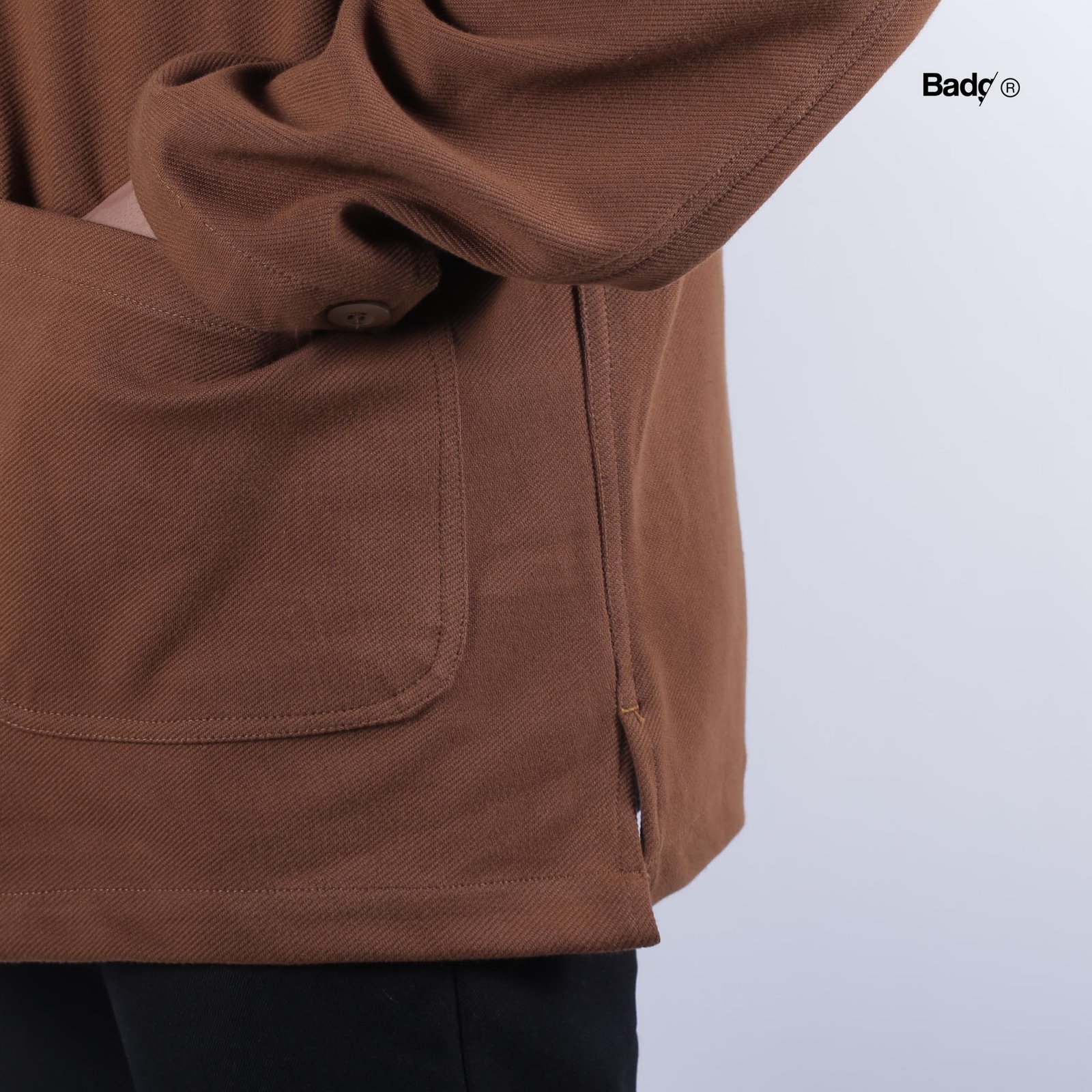 Chore Jacket Work Brown - Image 8