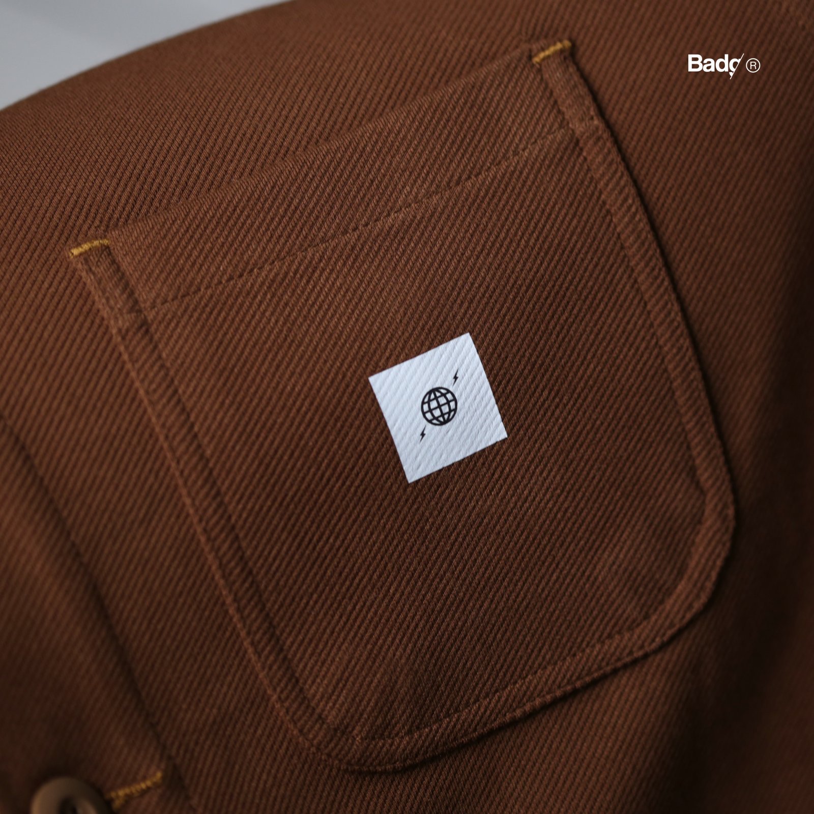 Chore Jacket Work Brown - Image 4