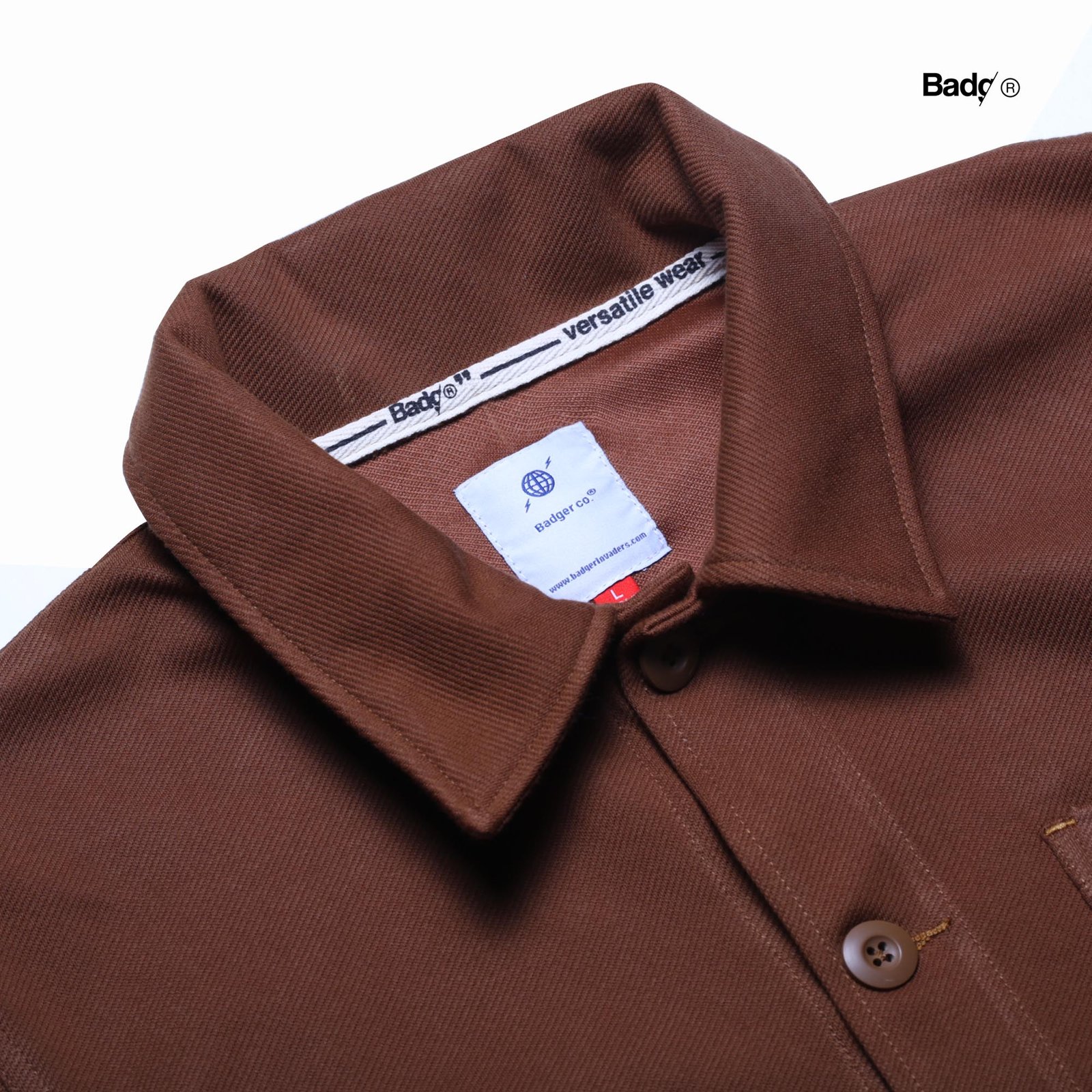 Chore Jacket Work Brown - Image 3
