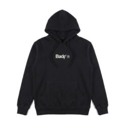 Sweater Pullover Hoodie BADG LOG Black