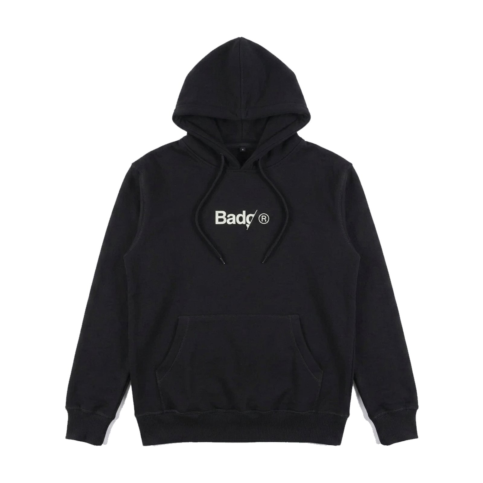 Sweater Pullover Hoodie BADG LOG Black