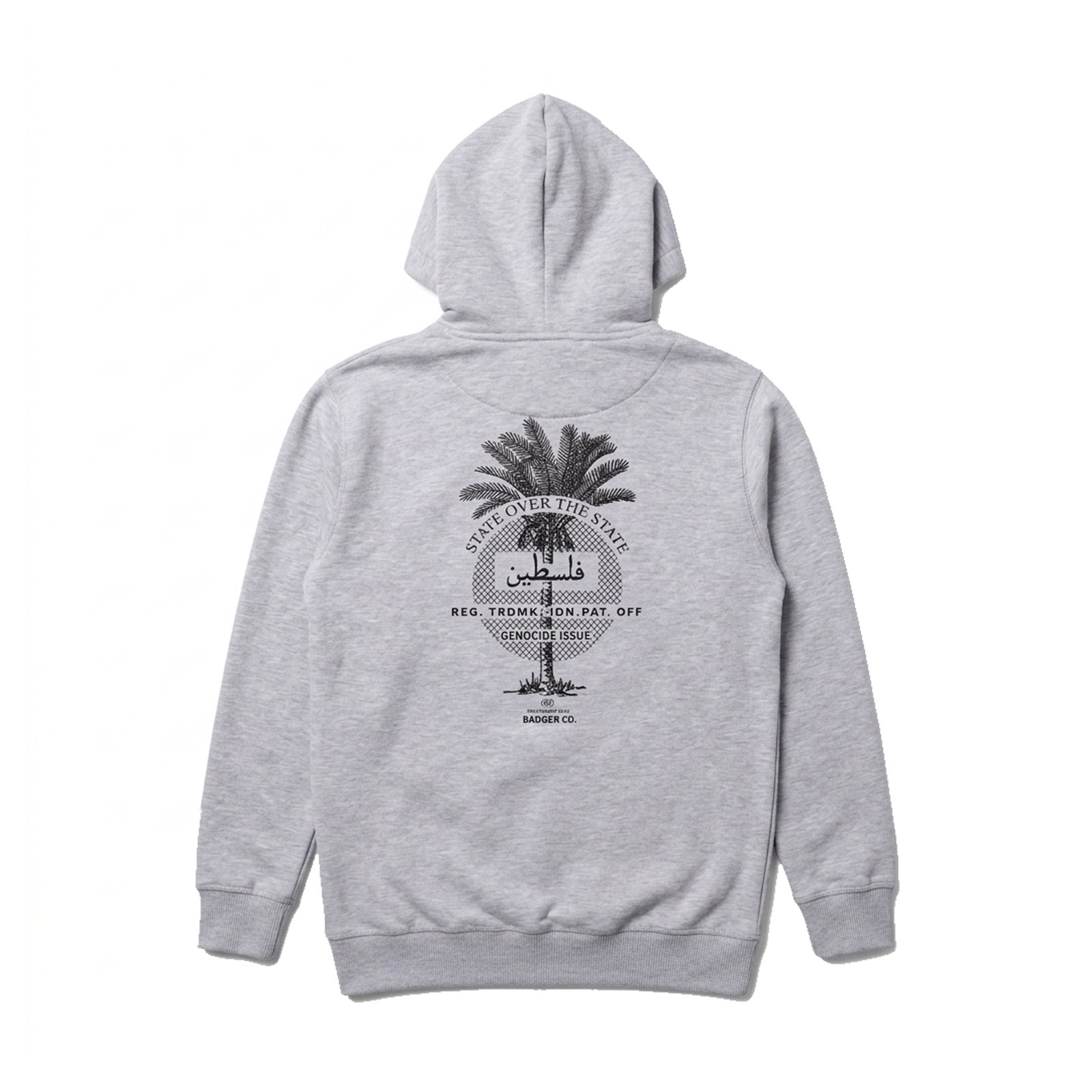 Sweater Zipper Hoodie Palestine SOTT Misty - Image 2