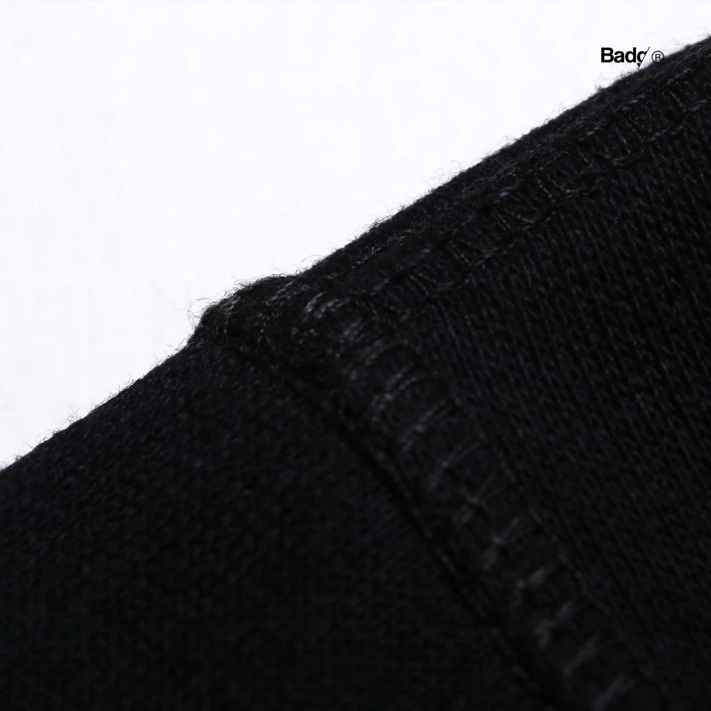 Sweater Pullover Hoodie BADG LOG Black - Image 5
