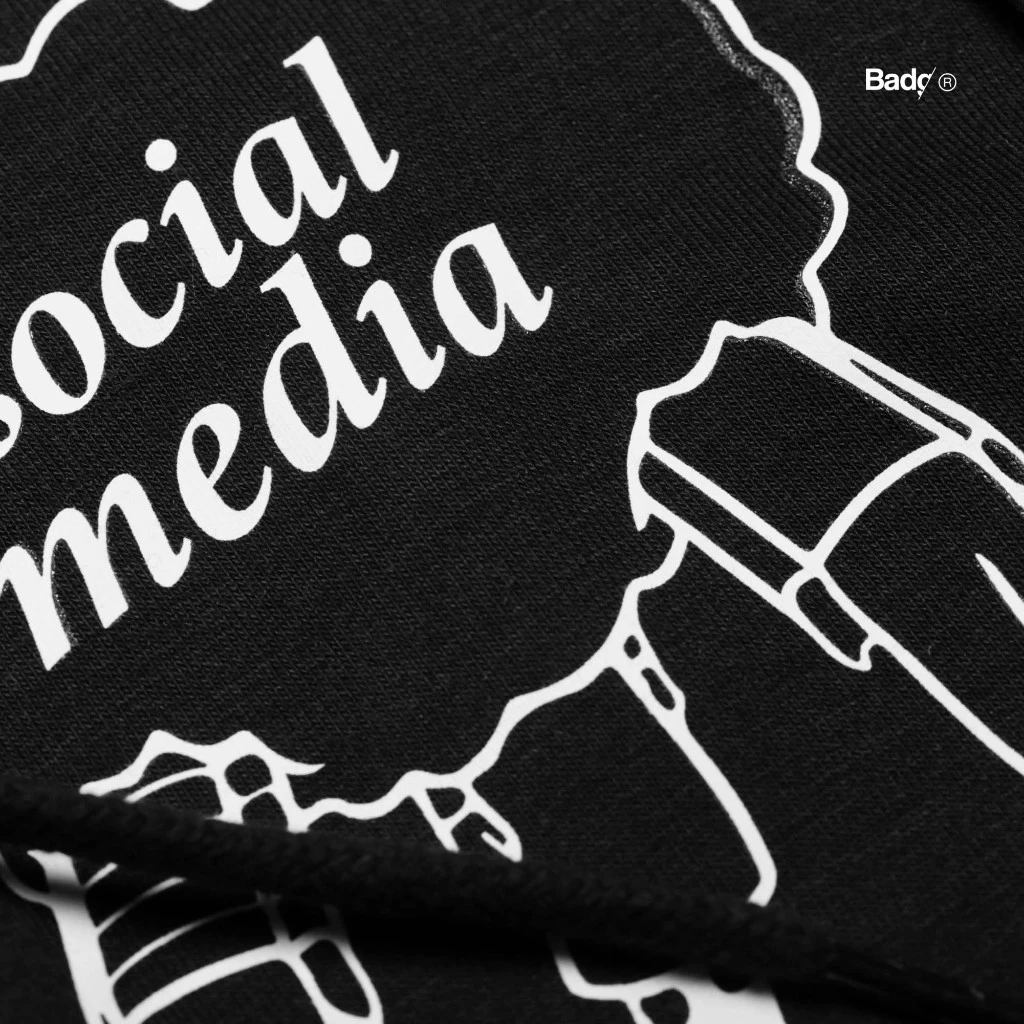 Sweater Pullover Hoodie Act Black - Image 3