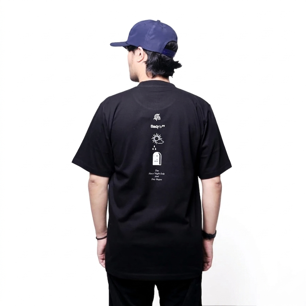 T-shirt PLACE NIGHT Black - Image 7