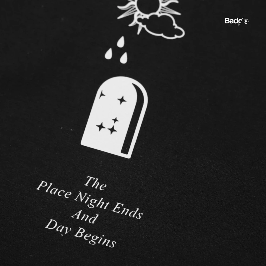 T-shirt PLACE NIGHT Black - Image 4