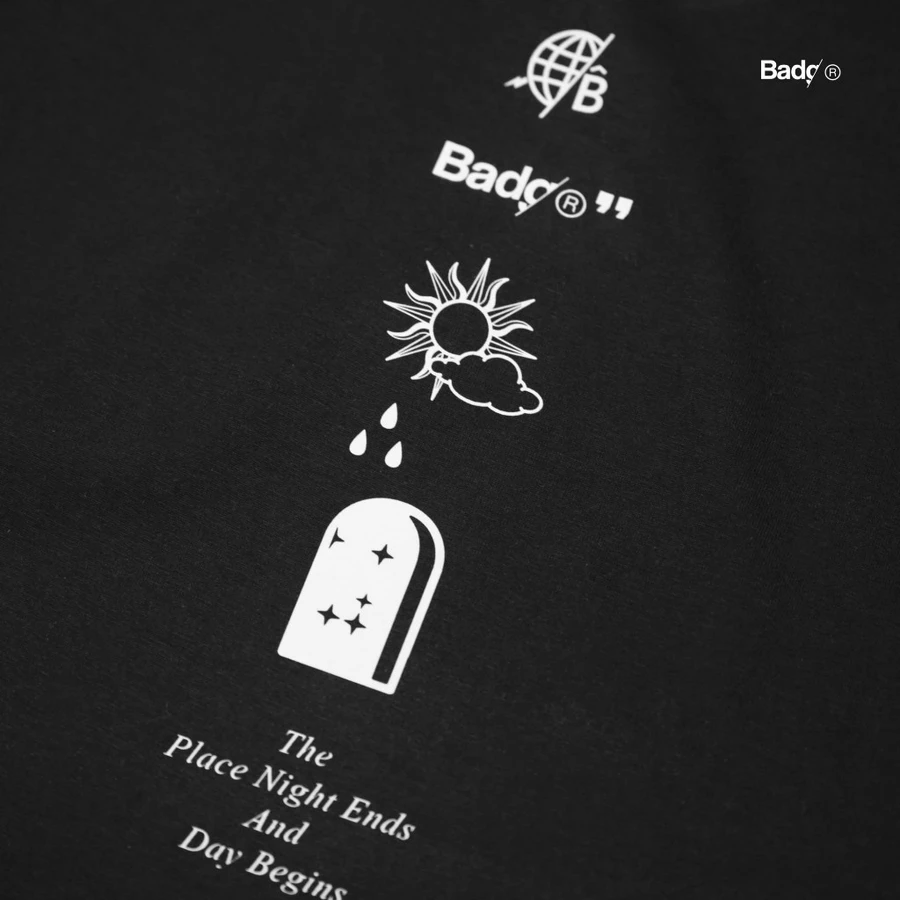 T-shirt PLACE NIGHT Black - Image 5