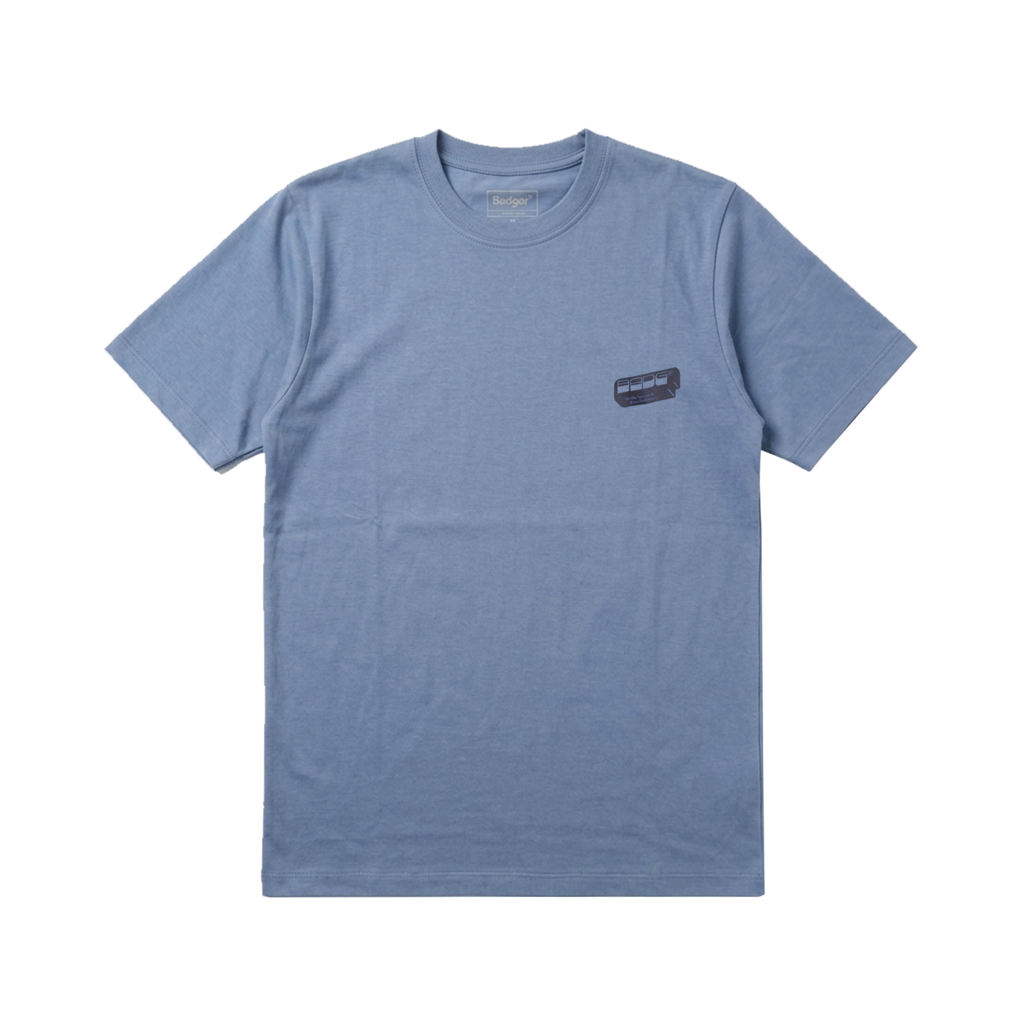 T shirt Badg With Blue