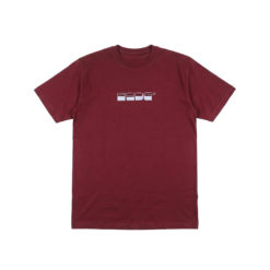 T shirt Reflective Burgundi